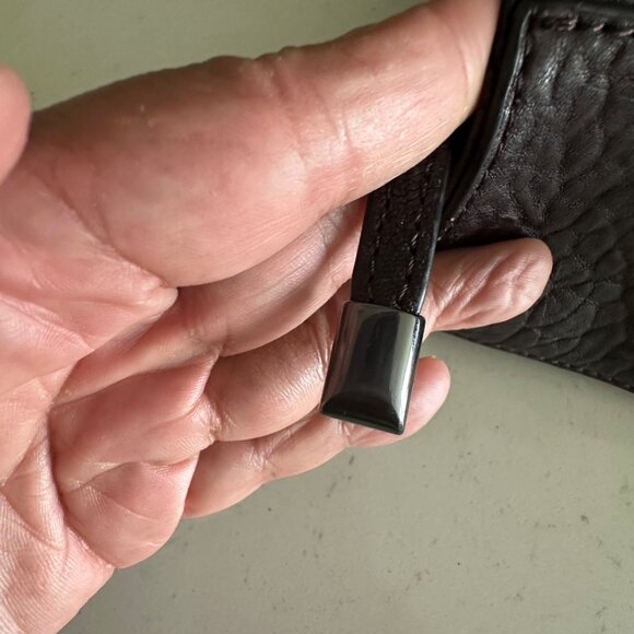 Vince Camuto Pebbled Leather Tote Bag With Dual Handles & Adjustable Strap - Picture 8 of 13